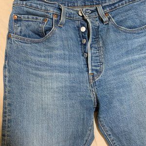 Levis 501 high rise skinny jeans size 30